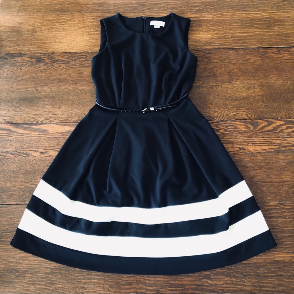 Calvin Klein Black & White Dress